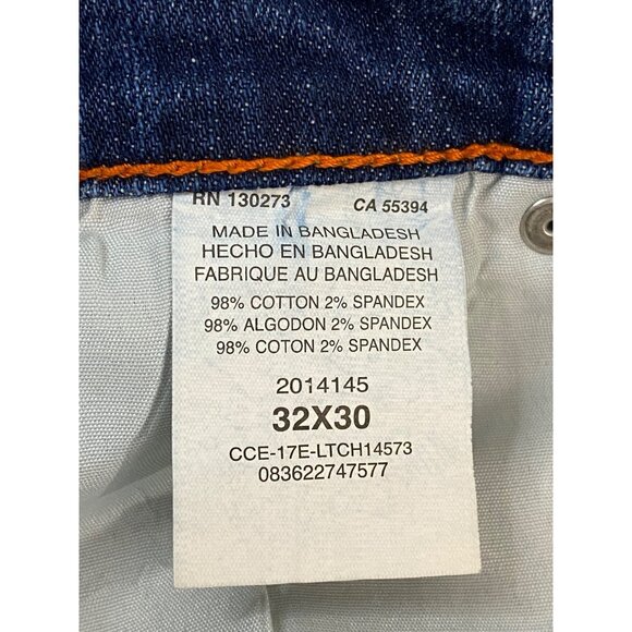 Lee Modern Series Slim Fit Tapered Leg Jeans Mens 32x30 Blue - Picture 9 of 13